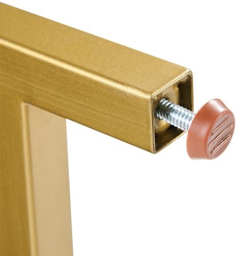 Crosley Furniture Crosley Furniture Blair Mid-Century Modern Sideboard Buffet Cabinet with Storage, Living Room Credenza, Black/Gold