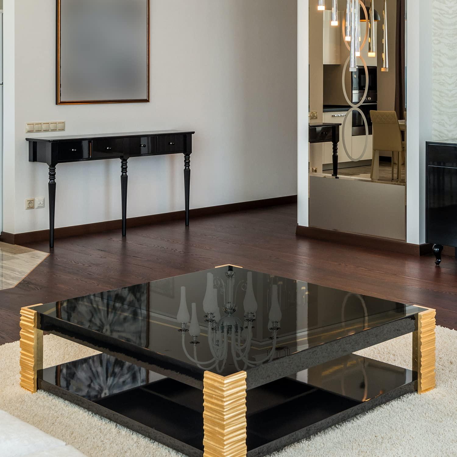 Fab Glass and Mirror Fab Glass and Mirror Cut to Size Mirror Panels - 1/4" Thick Pencil Edge Grey Mirror Custom Size, Frameless Full-Length Mirror for Bedroom, Wardrobe Doors, Table Cover