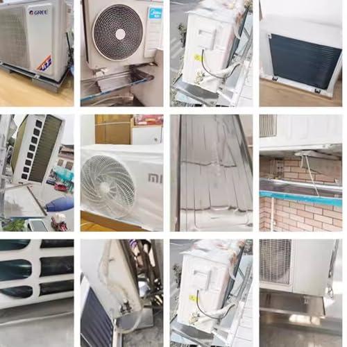 GMBAYUE GMBAYUE Ac Unit Drain Pan, Air Conditioner Drip Tray with Drain Hole, Stainless Steel Condensate Drain Pan for Universal Split Air Conditioner Heat Pump Systems (Color : 2P)