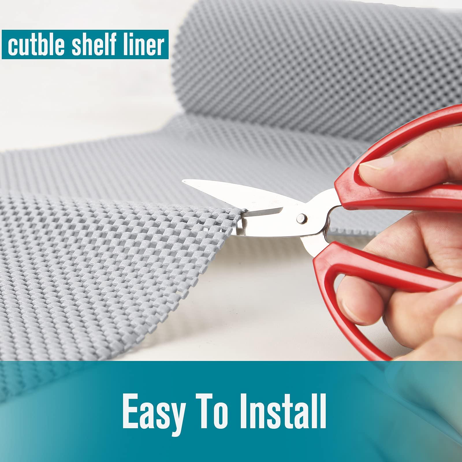 Iwtmm Shelf Drawer Liner Non-Adhesive Non Slip Durable for Drawers, Shelves, Cabinets, Storage, Kitchen