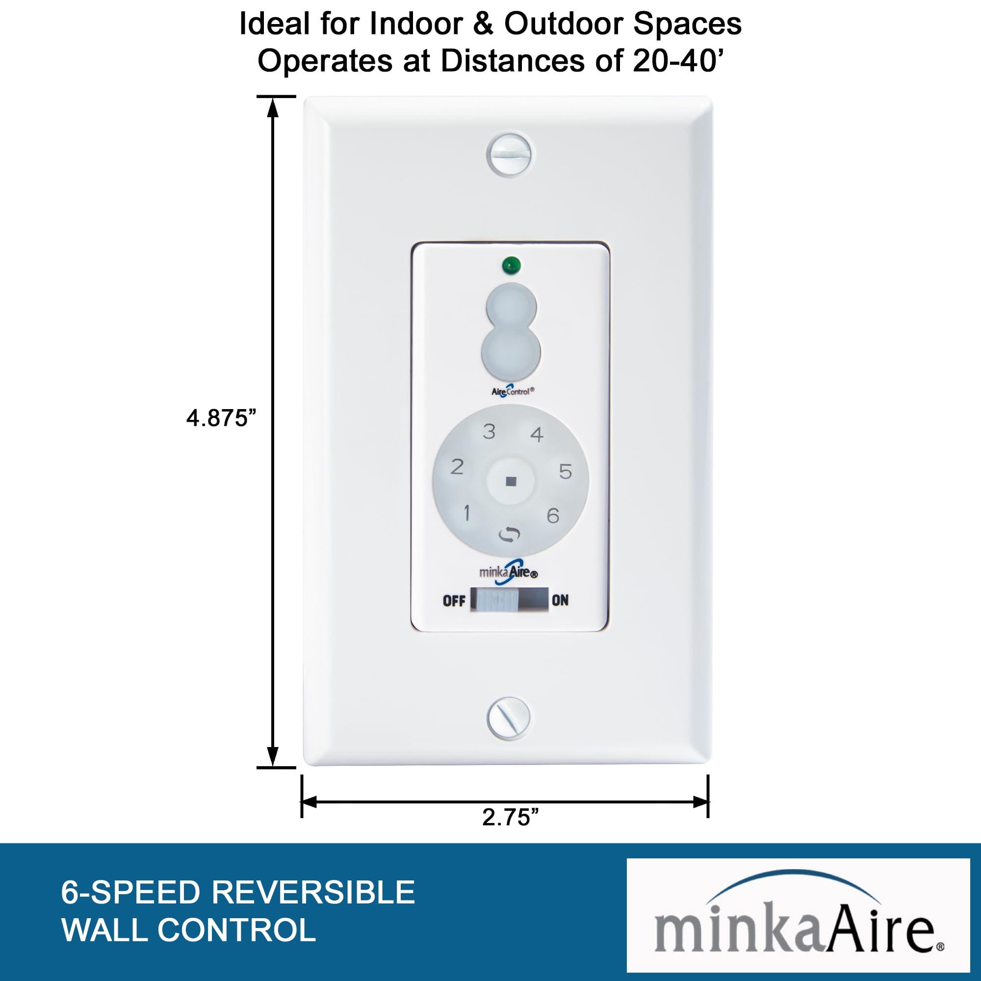 MINKA-AIRE Minka Aire WC400 DC Wall Control or Remote w/Full Function, White