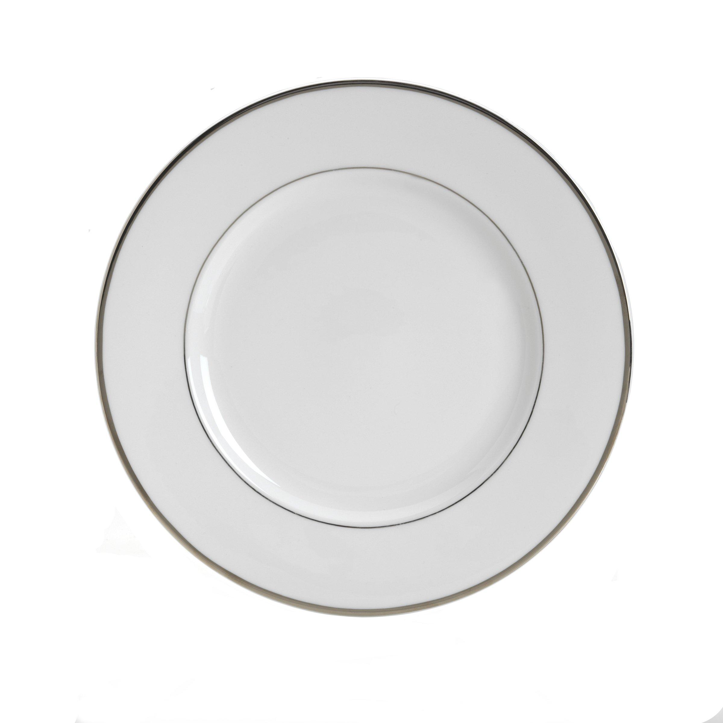 Mikasa Mikasa Cameo Platinum 40-Piece Dinnerware Set, Dinner,Salad,Cereal, Fruit, Service for 8,White