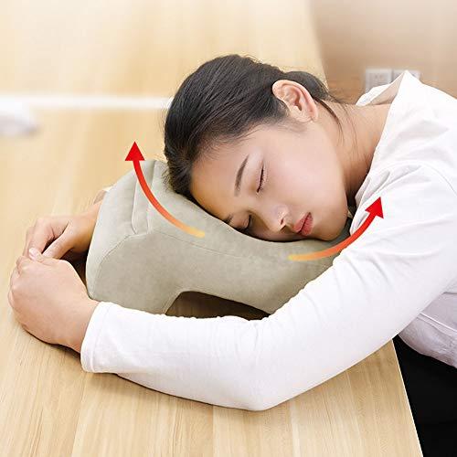 Seacity Seacity Nap Desk Sleeping Pillow for Adults and Kids, Memory Cotton Travel Nap Face Pillow with Arm Rest Back Support Pillow for Office School Library