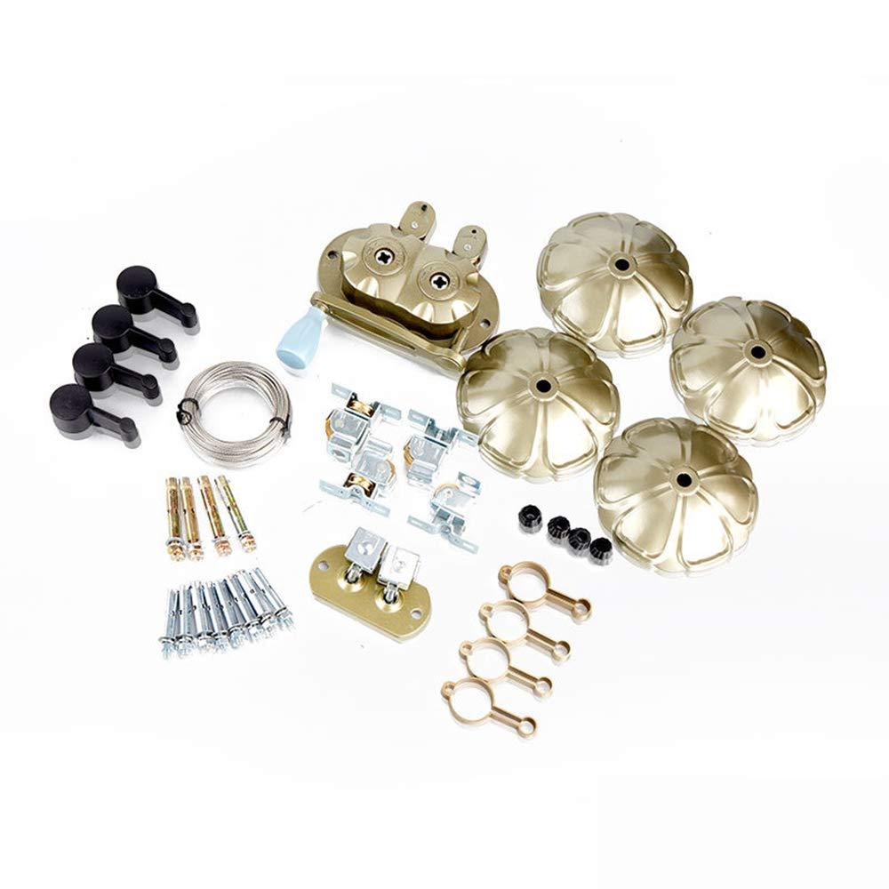 Drying Rack Drying Rack Clothes Ceiling Pulley Airer, Dryer, Manual, Strong and Easy to Install