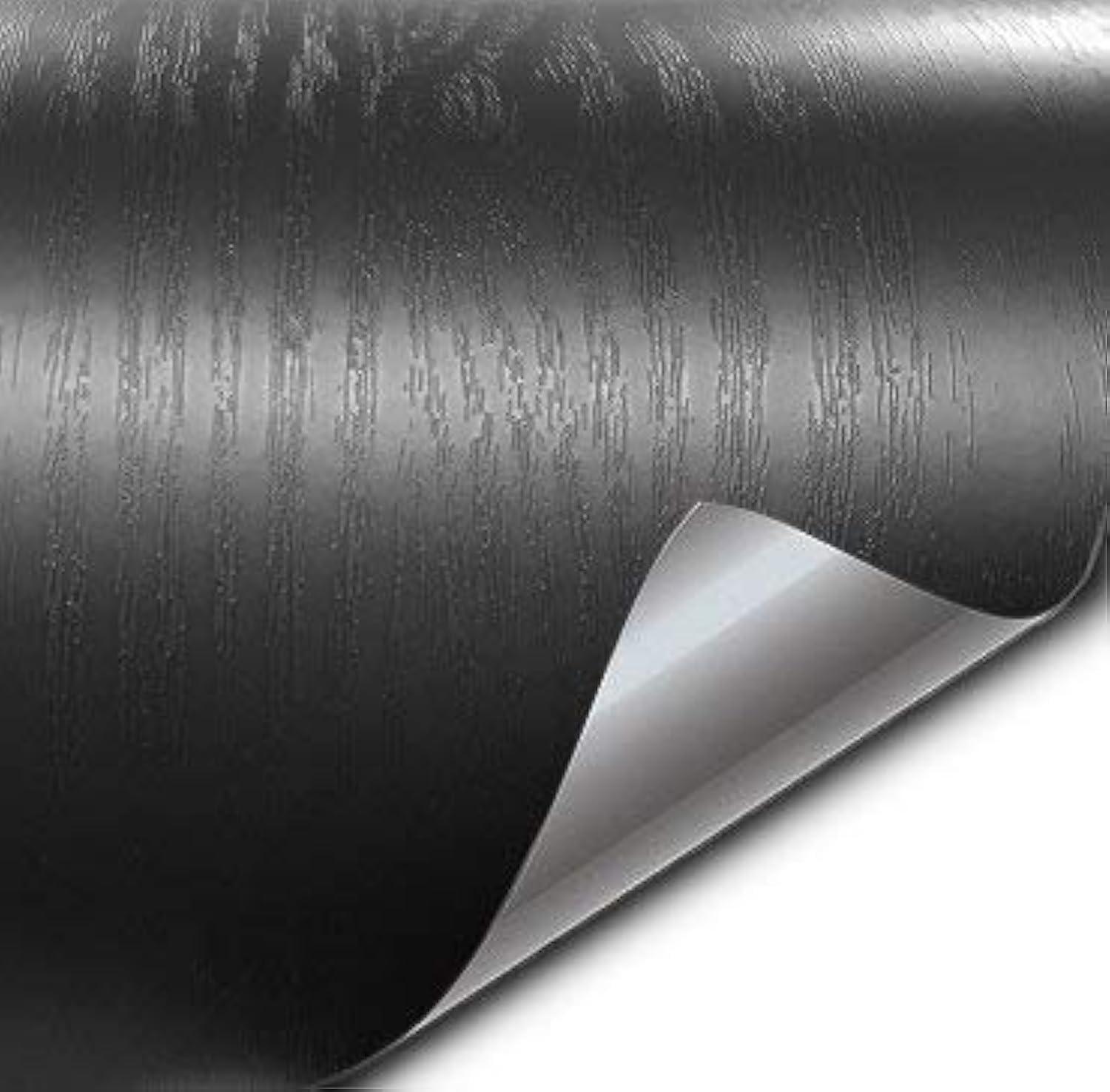 VViViD VViViD Natural Black Ash Wood Grain Adhesive Film with Air-Release Membrane (17.75 Inch(L) x 49 Inch(W))