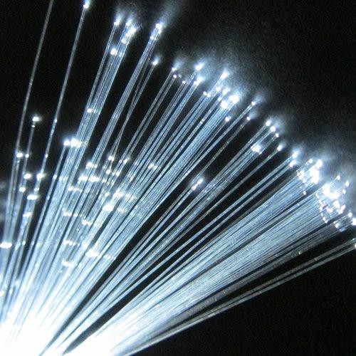 GP GLOWPRODUCTS.COM Fiber Optic Wands (Box of 48) - Fiber Optic Wand with 3 Light Modes (White)