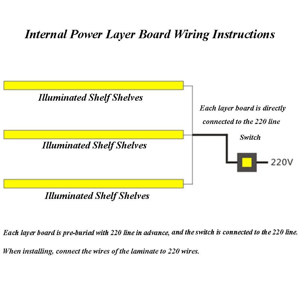 Etlegor Etlegor Floating Shelves Wall Mounted, Illuminated Wall Shelf Built-in LED Light Creative Metal Display Shelves for Plant Shelf Or Bookshelf, Wall Storage Shelf Contains Only 1 Piece