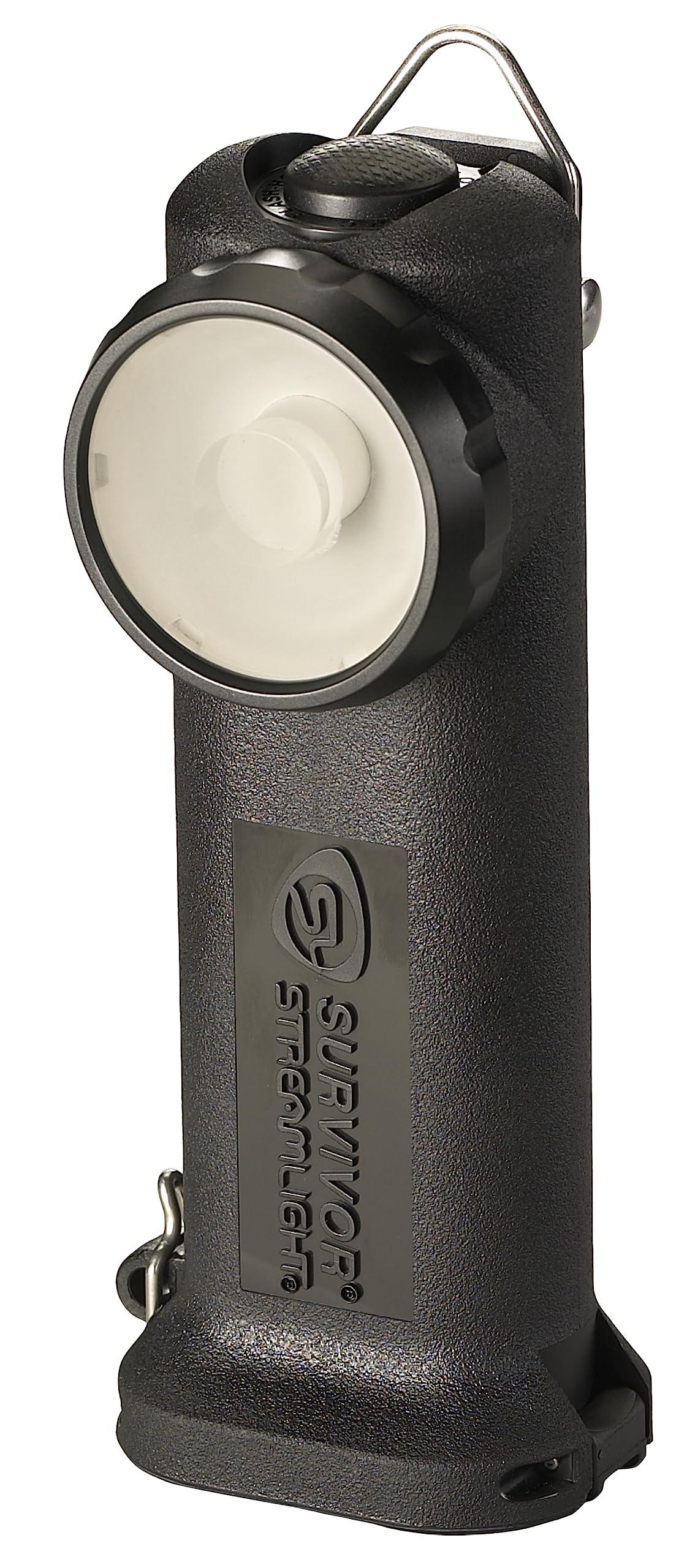 Streamlight Streamlight 90545 Survivor 175-Lumen Alkaline Safety-Rated Firefighter Right Angle Flashlight, Black