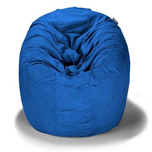 Jaxx Jaxx Bean Bags Cocoon Junior Kids Bean Bag, 4-Feet, Blueberry Microsuede
