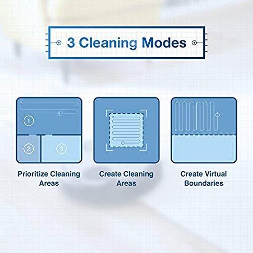 ECOVACS ECOVACS DEEBOT 900 Smart Robotic Vacuum, Carpet, Bare Floors, Pet Hair plus Mapping Technology, High Suction Power, WiFi, with Alexa, Google Assistant White (Renewed)