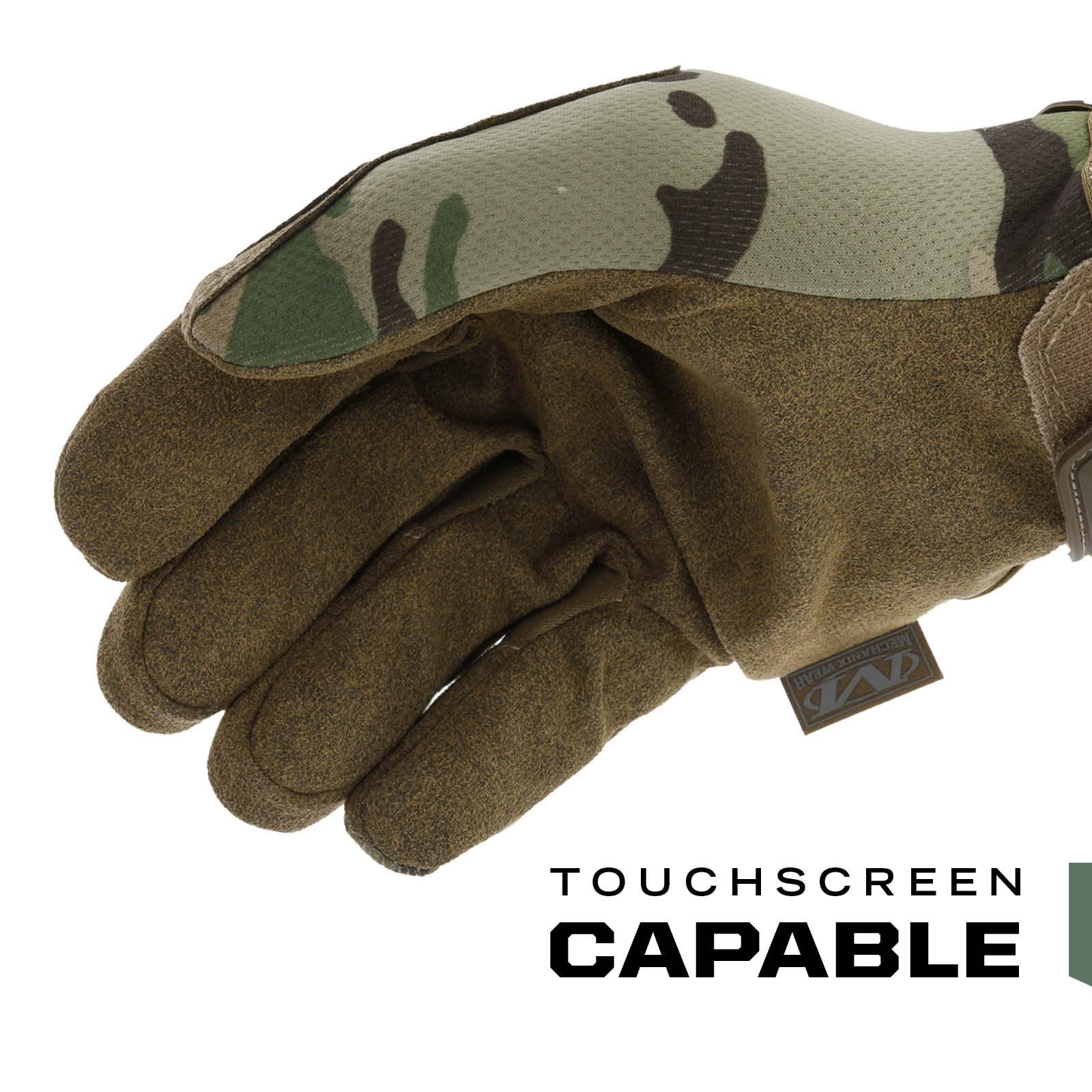 Mechanix Wear Mechanix Wear: The Original Tactical Work Gloves with Secure Fit, Flexible Grip for Multi-Purpose Use, Durable Touchscreen Safety Gloves for Men (Camouflage - MultiCam, Large)