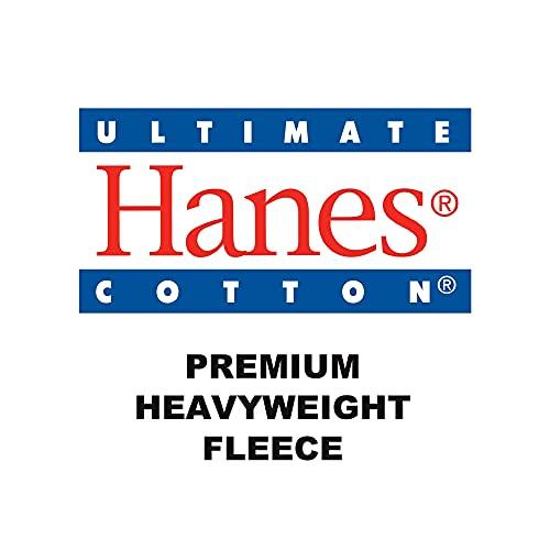 Hanes Hanes Men's Ultimate Cotton Heavyweight Pullover Hoodie Sweatshirt, Black, Large