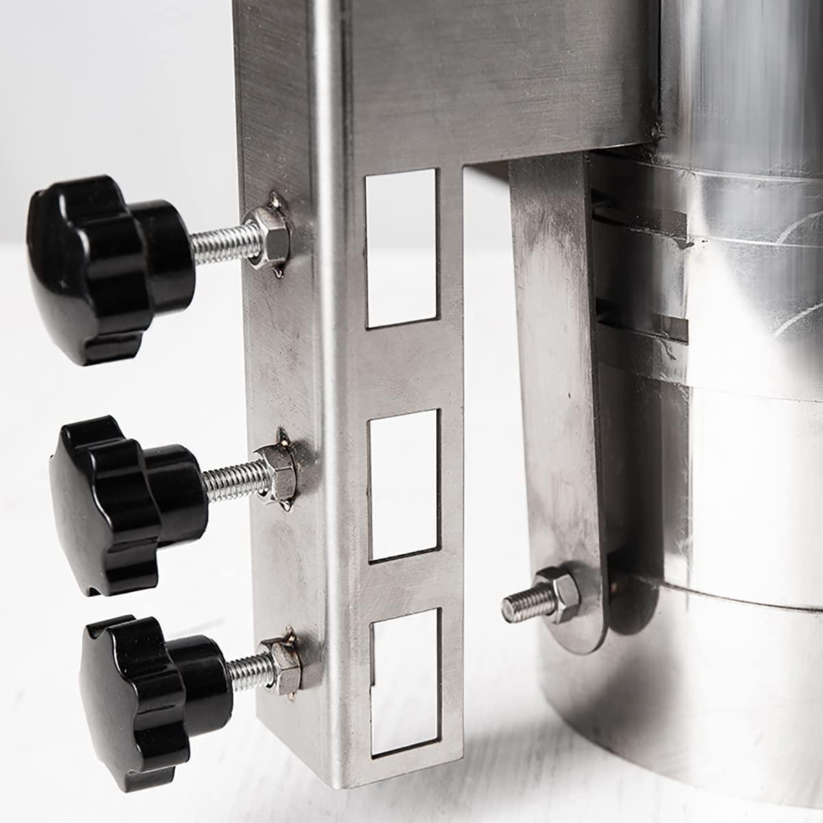 QIANMEI Meatball Maker Machine Manual Meatball Machine,Commercial Stainless Steel Meat Ball Maker With 3 Mold, For Meatball Processing Shrimp Ball Fish Ball Maker