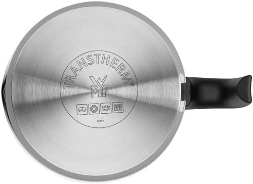 WMF WMF 794769990 milk pot Ø 14 cm approx. 1,7l pouring rim Cromargan stainless steel brushed suitable for all stove tops including induction dishwasher-safe, Silver