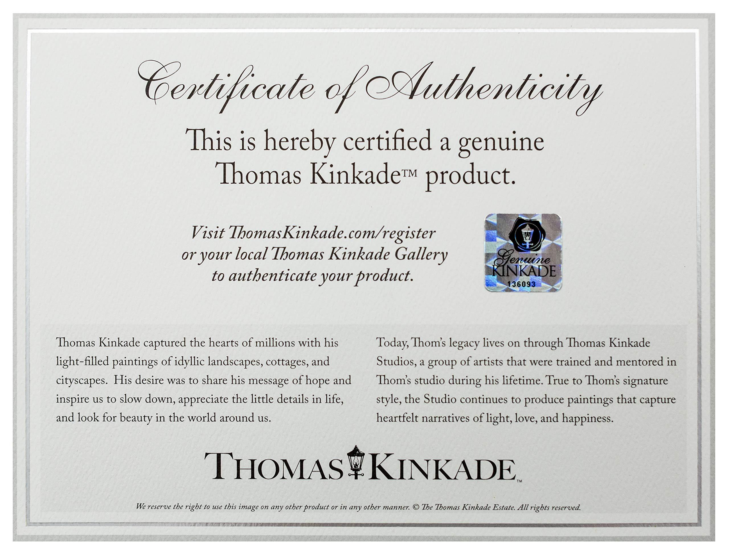 Thomas Kinkade Thomas Kinkade Studios Beauty and the Beasts Winter Enchantment Art Prints | Gallery Canvas Art | Frameless Room Wall Art | Certificate of Authenticity Included, 8" x 10"