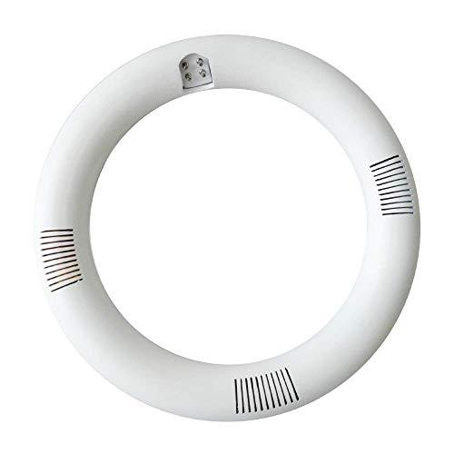 iledlight T9 LED Circline Light Bulb, 8 Inch 1600LM LED Circular Light, 13W Clear Cover 4000K Soft White Replacement for FC8T9 22-Watt Fluorescent Circular Bulb(FC8T9), Ballast Bypass Required