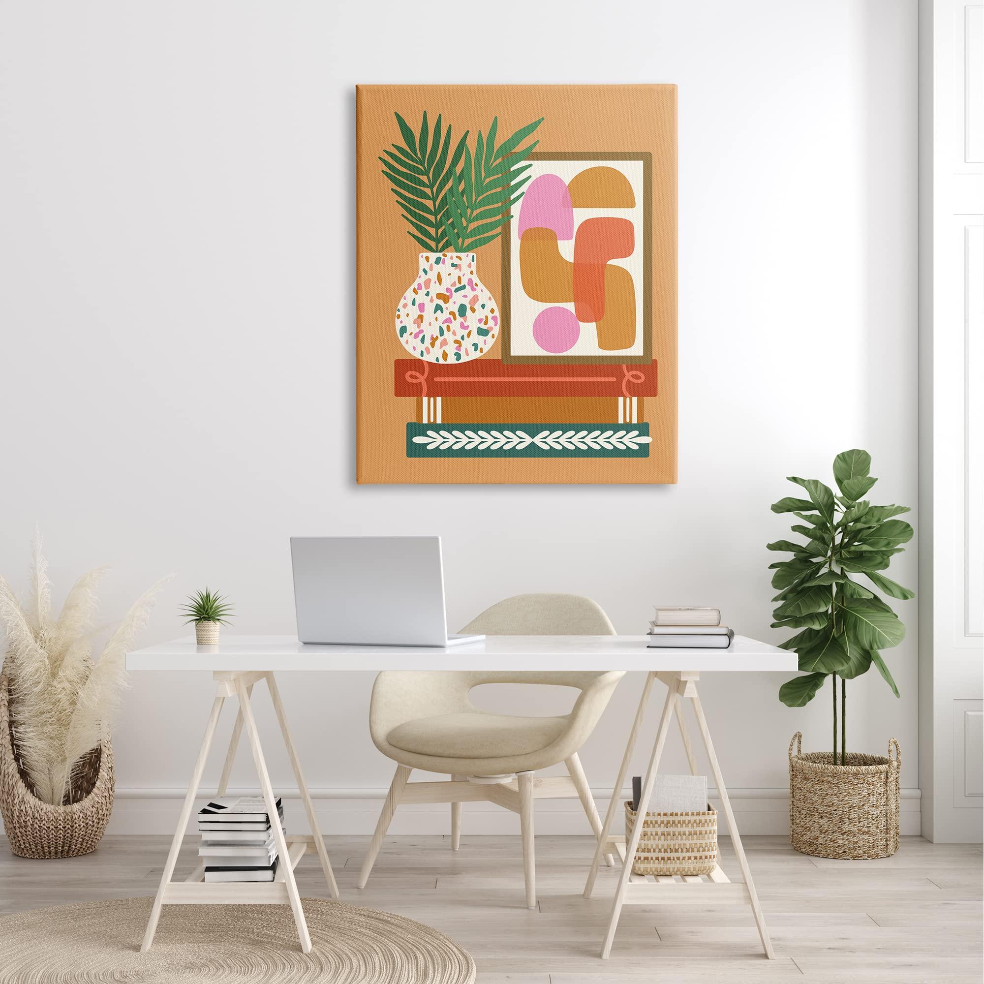 Stupell Industries Stupell Industries Ceramic Glass Twig Vessel Wreathed Furniture Modern Ornaments, Design by Taylor Shannon Designs