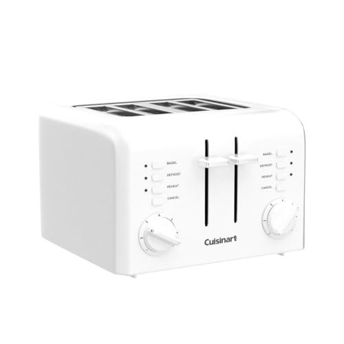 Cuisinart Cuisinart CPT-142P1 4-Slice Compact Plastic Toaster, White