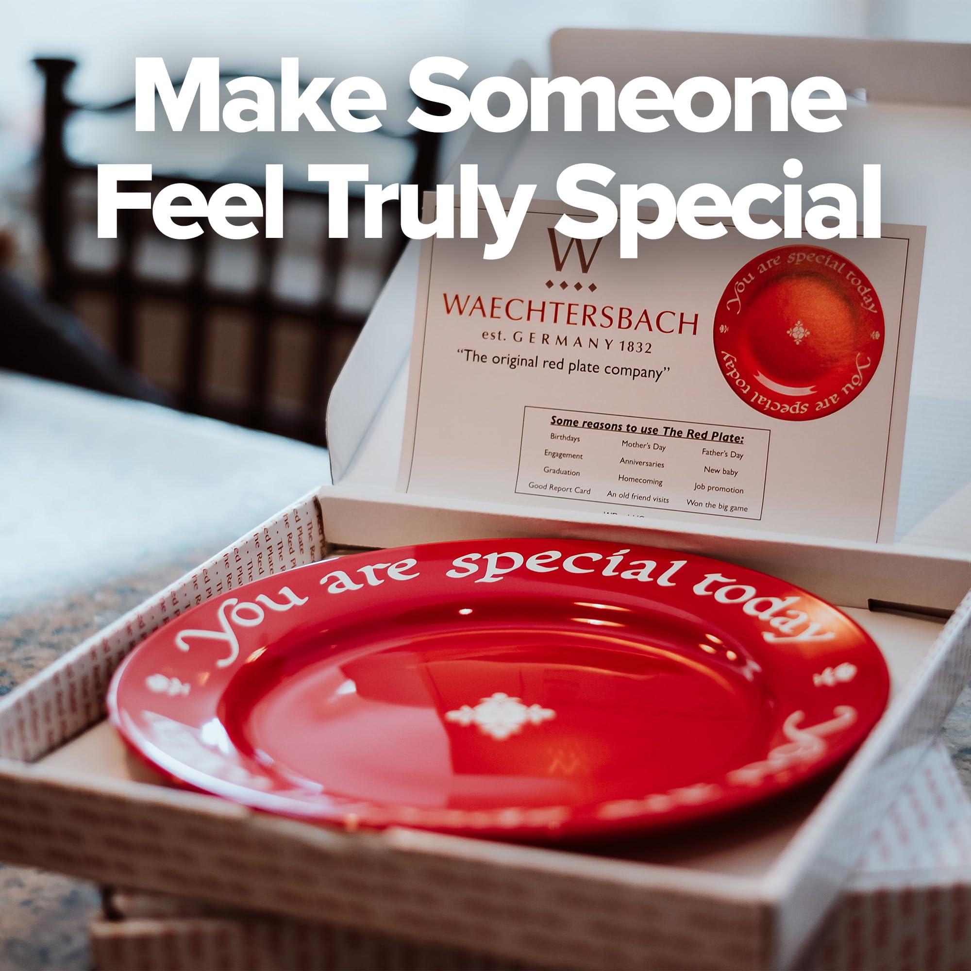 Waechtersbach Waechtersbach Plate, You Are Special Today Cherry Red Plate