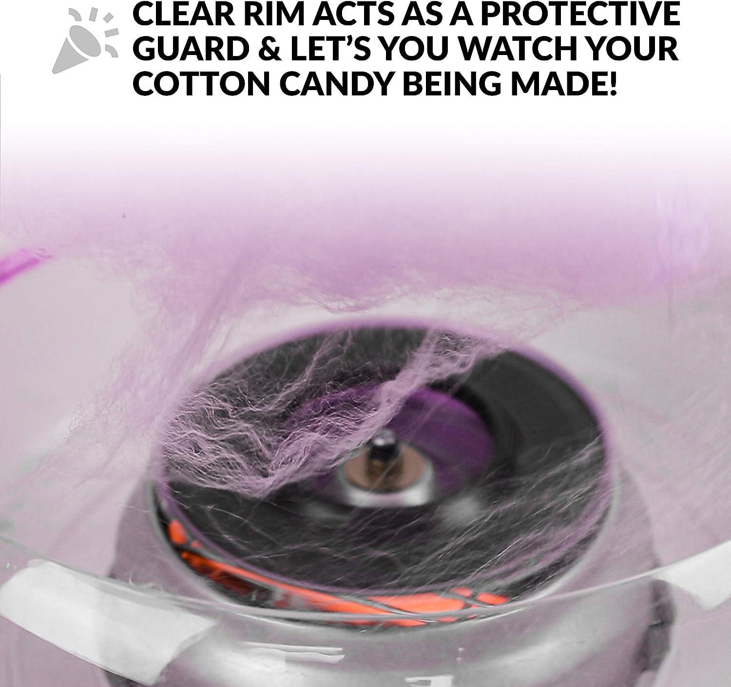 Nostalgia Nostalgia Cotton Candy Machine - Retro Cotton Candy Machine for Kids with 2 Reusable Cones, 1 Sugar Scoop, and 1 Extractor Head Retro Red