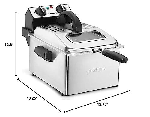 Cuisinart Cuisinart CDF-200P1 Professional Deep Fryer, 1 gallon, Stainless Steel