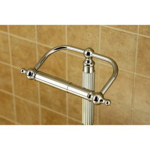 Kingston Brass Kingston Brass CC2101 Georgian Pedestal Paper Holder, 21-1/2-Inch, Polished Chrome