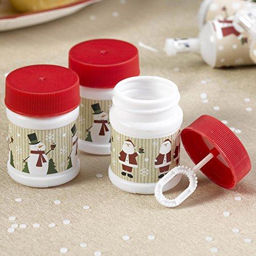 Neviti Neviti Let It Snow-Blow Bubbles-6 Pack, Wood, Multi-Colour, 3.3 x 3.3 x 5 cm