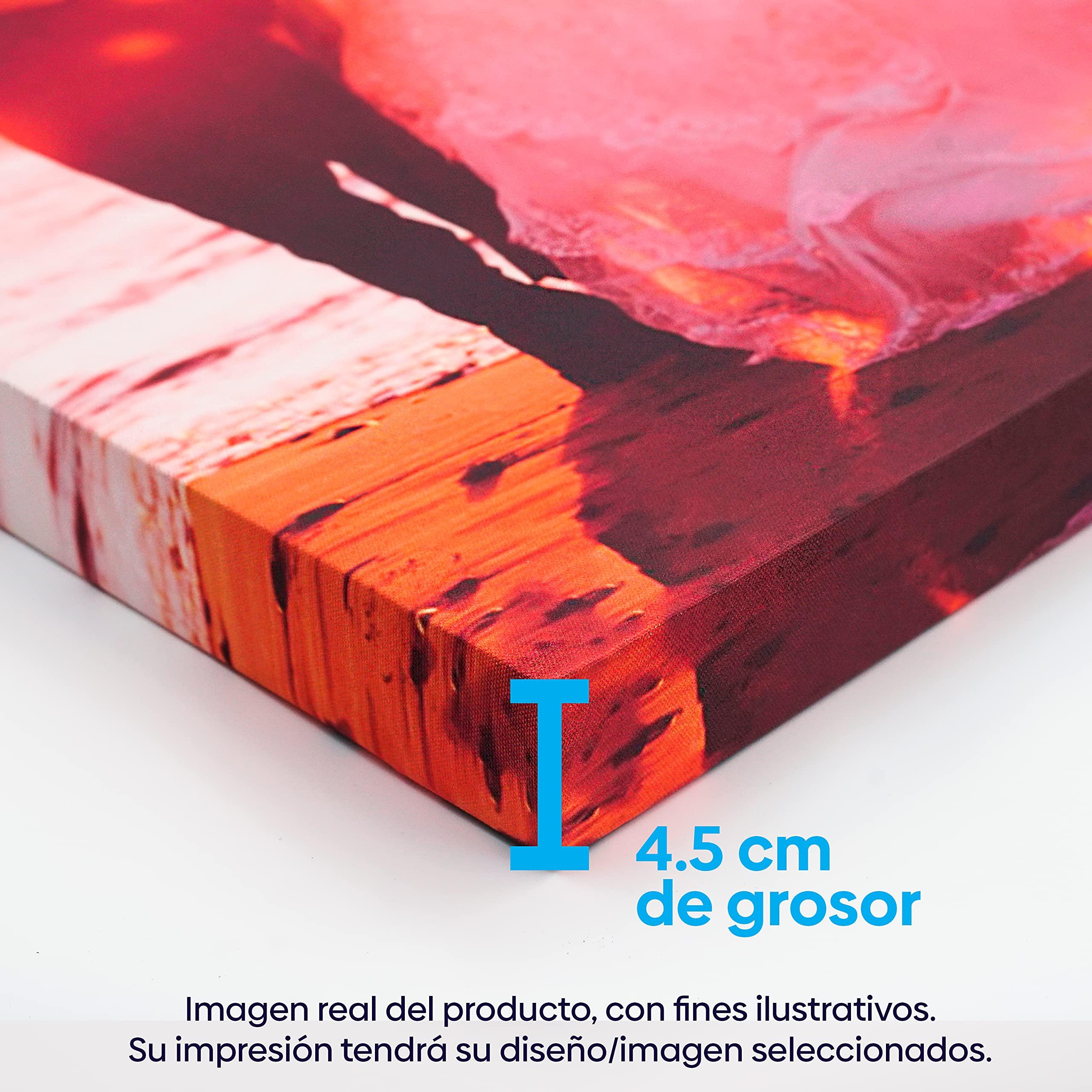 Canvas Lab Canvas Lab Canvas Wall Art Decor Ride the lightning by the Artist Carlos Pixley Size: 12 x 16 in - Art subject: Abstract,Music