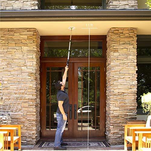 STAUBER STAUBER Best Bulb Changer with PowerLatch Extension Pole (Large Suction, 4 Feet)