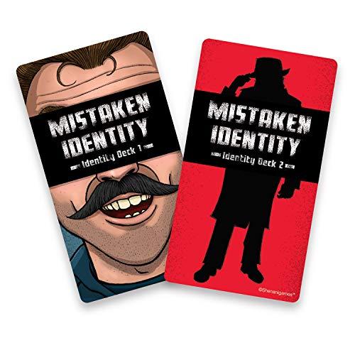 Shenanigames Shenanigames Adult Party Games: Mistaken Identity - Guess Your Identity & Misbehave - Choose Your own Level of NSFW - Adaptable for Work, College Parties, Bars & Game Nights