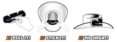 No Sweat No Sweat Cowboy Hat and Riding Helmet Liner/Sweat Absorber (50 Pack)