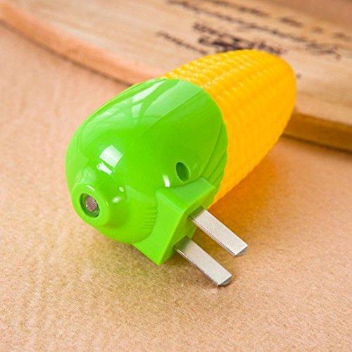 Amants01 Corn Night Light, Light-Sensitive Night Lamp Light,Environmentally-Friendly Plastic Shell Corn Appearance, Energy Saving Beautiful Light 0.2 watt,4inches* 2inches