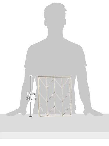 U Brands U Brands Desktop Letter Tray, Wire Metal, Gold