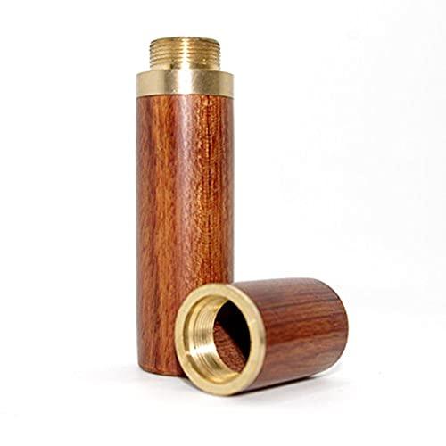 Vecent Zittop Portable Wood Toothpick Holder Mini Toothpick box Pocket Toothpick Holder (Light Brown)