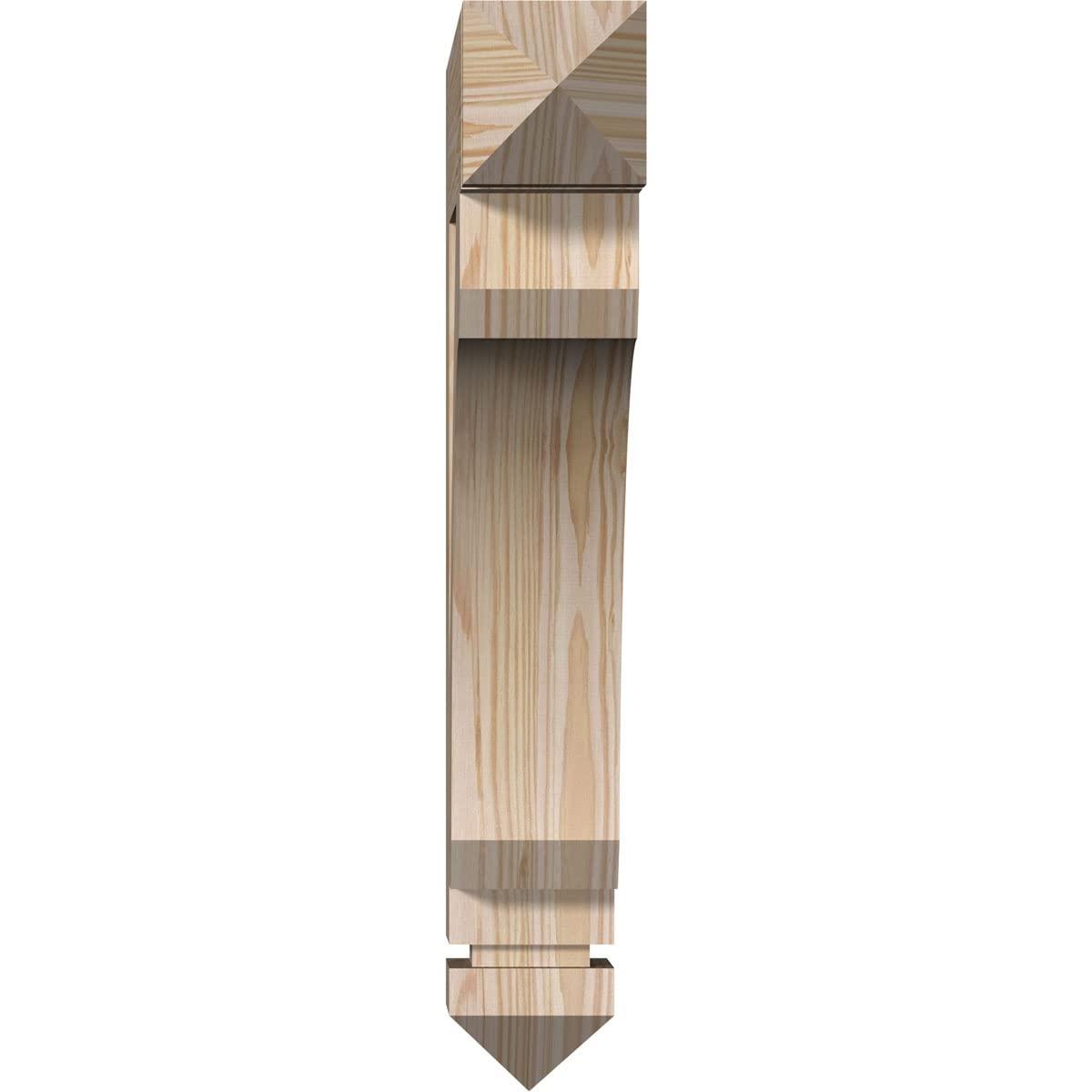 Ekena Millwork Ekena Millwork BKT04X18X22LEC03SDF Legacy Arts & Crafts Bracket, 18\"D x 22\"H, Smooth Douglas Fir