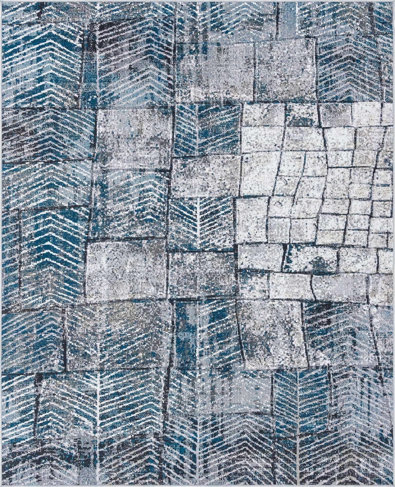 Rugs.com Rugs.com Valencia Collection Area Rug 8' x 10' Grey Low Rug Perfect for Living Rooms, Large Dining Rooms, Open Floorplans