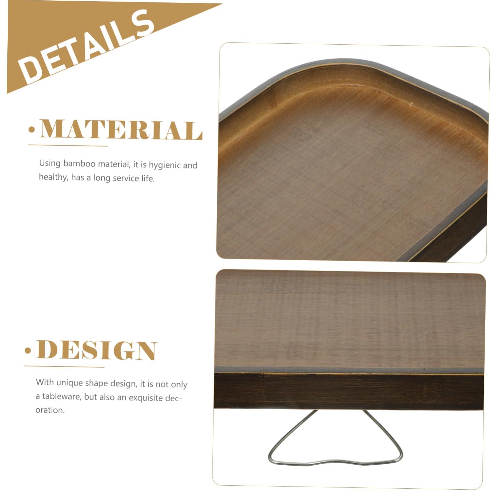 CONGARTENO CONGARTENO Bamboo Arm Rest Table for Couch Clip on Tray Couch Table Armrest Square 33x22