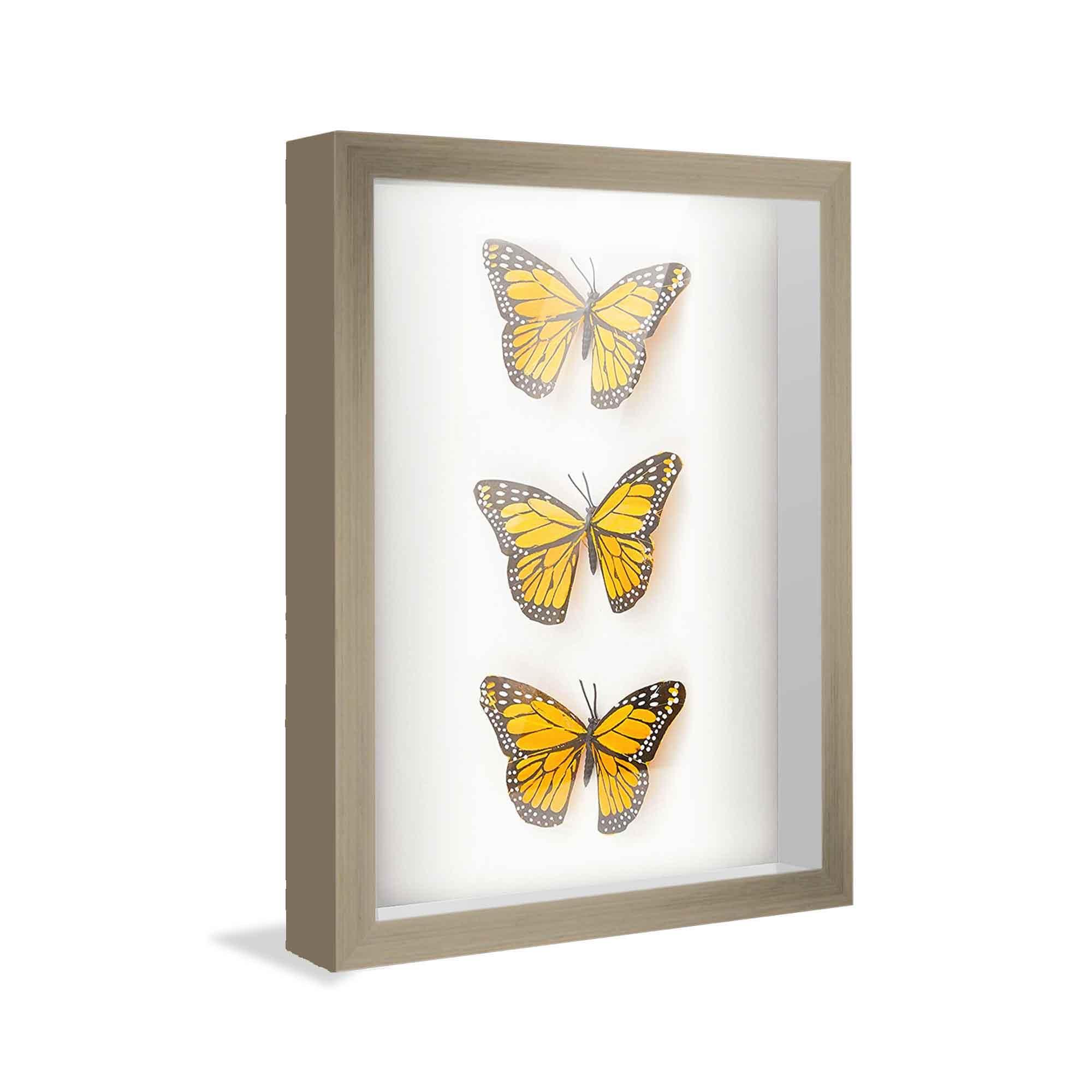 CustomPictureFrames.com 19x46 Shadow Box Frame Grey | 1.125 Inches Deep Real Wood Rustic Shadowbox Display Frame | UV Resistant Acrylic Front, Acid Free Backing, and Hanging Hardware | Farren Picture Frame Style