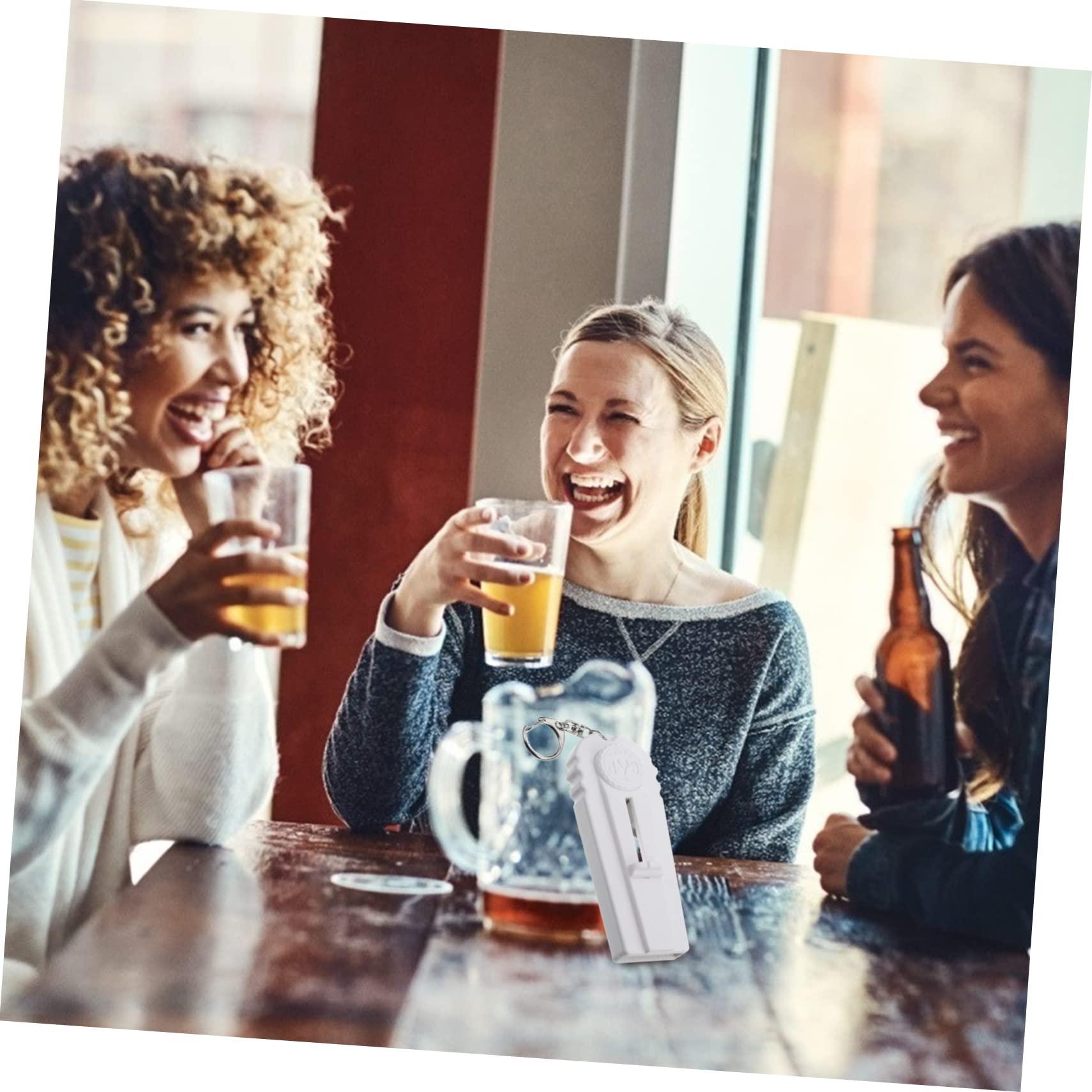 Hemoton Hemoton Bottle Opener Bottle Cap Launcher Bottle Lid Remover Wine Opener Keychain Bottle Cap Opener Automatic Wine Opener Beer Cap Shooter Zappa Drink Bottle Household Iron Travel White