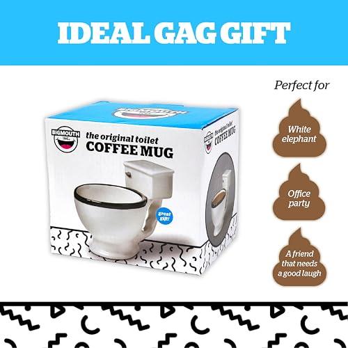 BigMouth Inc BigMouth Inc Toilet Mug - Funny Coffee Cup for Men, Women - Novelty Toilet Bowl Mug - Hilarious Gag Gift for Holidays, Birthday, Secret Santa Party - Ceramic Bathroom Mug for Home, Office - 12 Oz