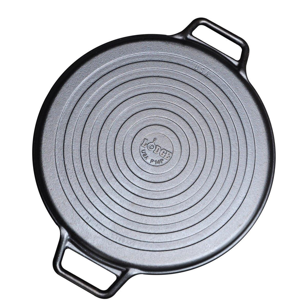 Lodge Lodge BOLD 14 Inch Seasoned Cast Iron Pizza Pan, Design-Forward Cookware