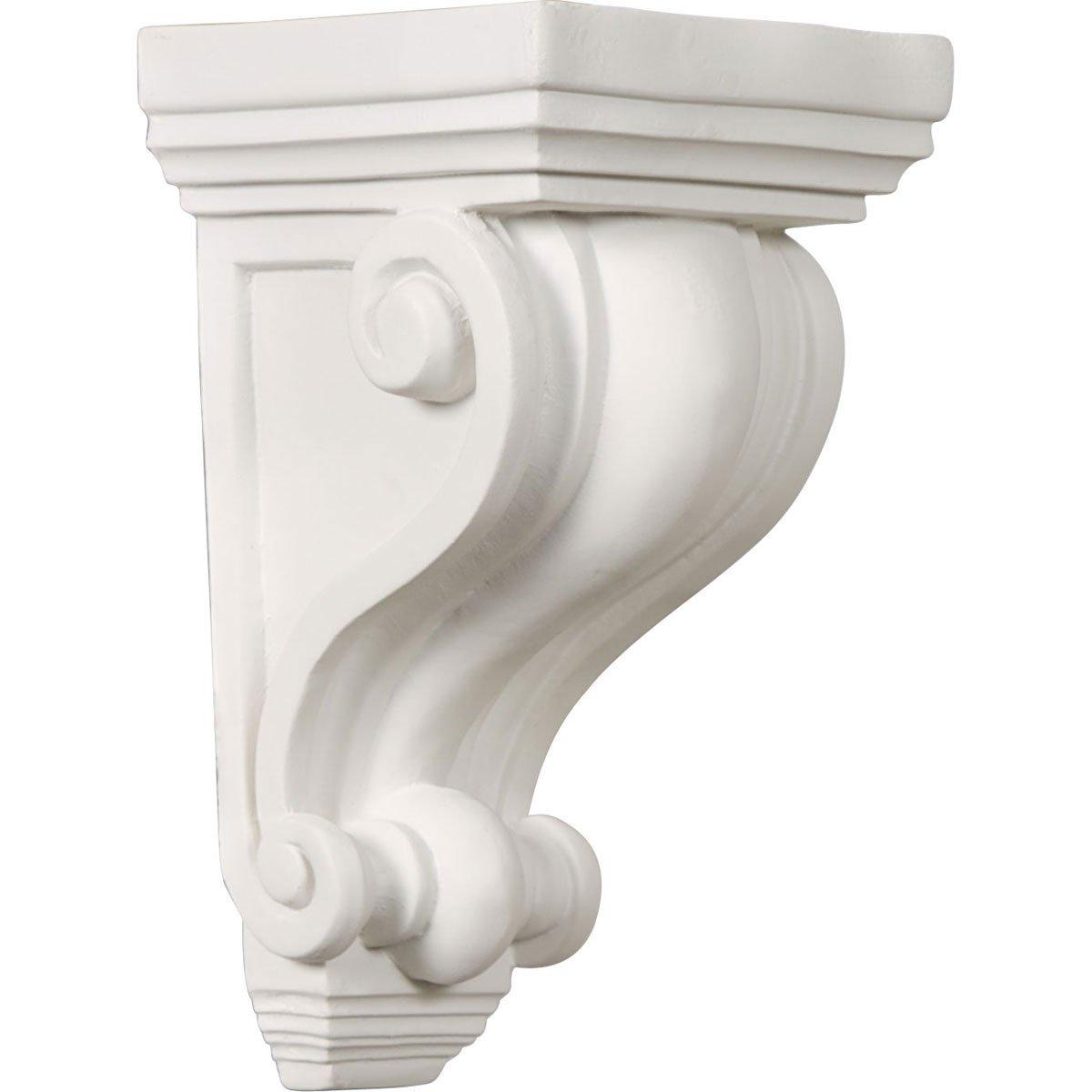 Ekena Millwork Ekena Millwork COR04X04X07DE 4-Inch W x 4-Inch D x 7 1/2-Inch H Devon Corbel , White