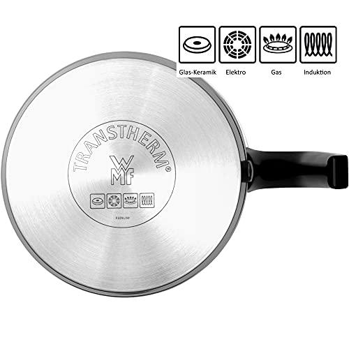 WMF WMF Milk Pot Ø 14 cm Approx. l Pouring Rim Cromargan Stainless Steel Brushed Suitable for All Stove Tops Including Induction Dishwasher-Safe