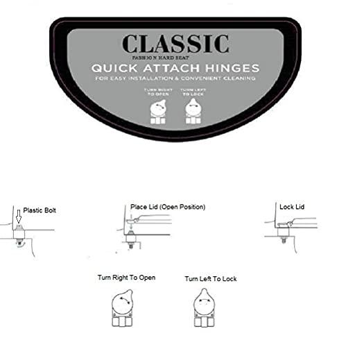 Daniel's Bath & Byound Daniel's Bath & Byound Beige Molded Wood Round Toilet Seat Bamboo