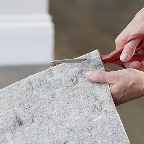 RUGPADUSA RUGPADUSA - Basics - 5'x7' - 1/2" Thick - 100% Felt - Protective Cushioning Rug Pad - Safe for All Floors and Finishes Including Hardwoods
