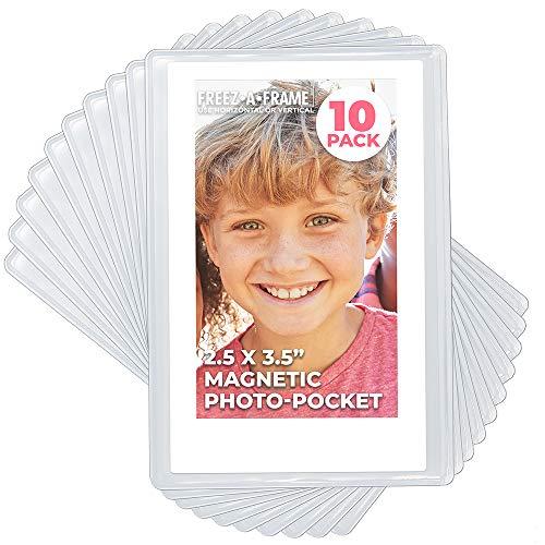 Freez-A-Frame Freez-A-Frame Magnetic Photo Pockets for Fuji Mini Instax Photos (Wallet Size) 3X 10 Pack