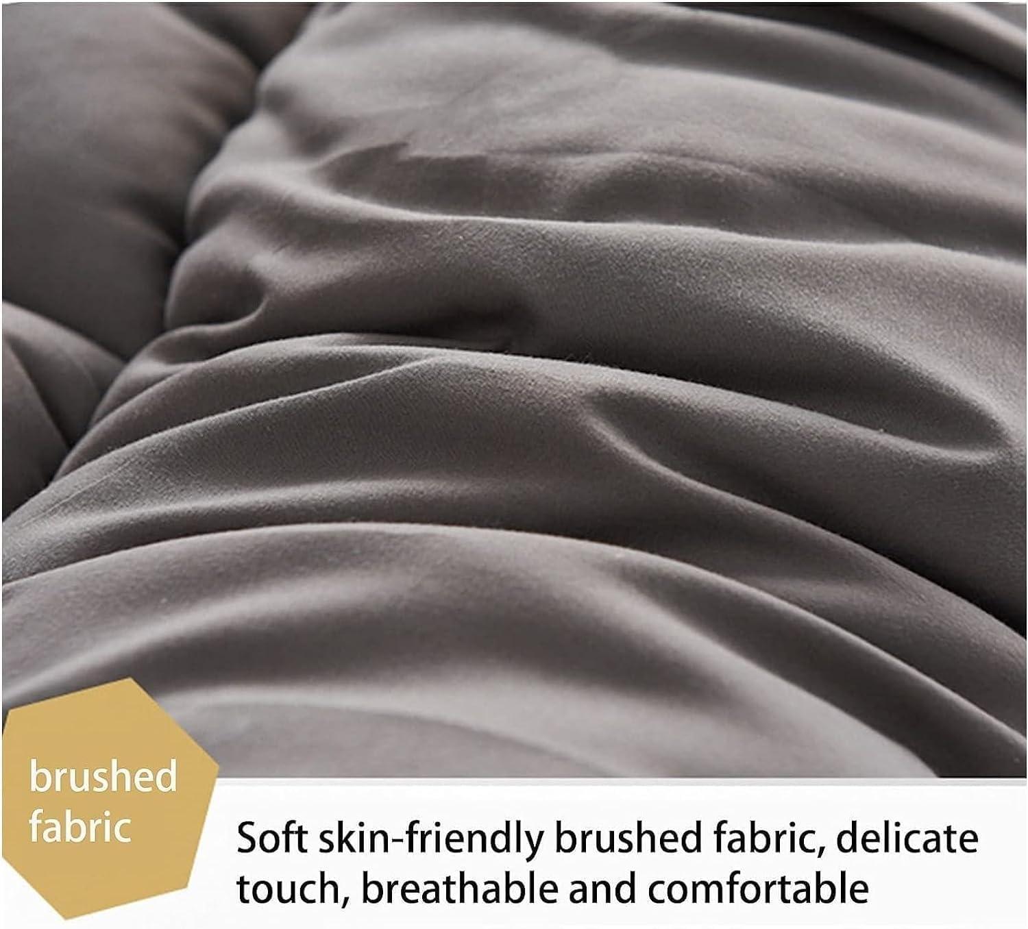 SHYMMD Upgrade Extra Thick Japanese Floor Mattress Futon Mattress,Roll Up Tatami Mat,Ultra Soft Fluffy Foldable Bed Mattress,Thick Sleeping Pad Floor Bed,Portable Guest Mattress