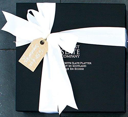 The Just Slate Company The Just Slate Company Slate Place Mats, L, Brown