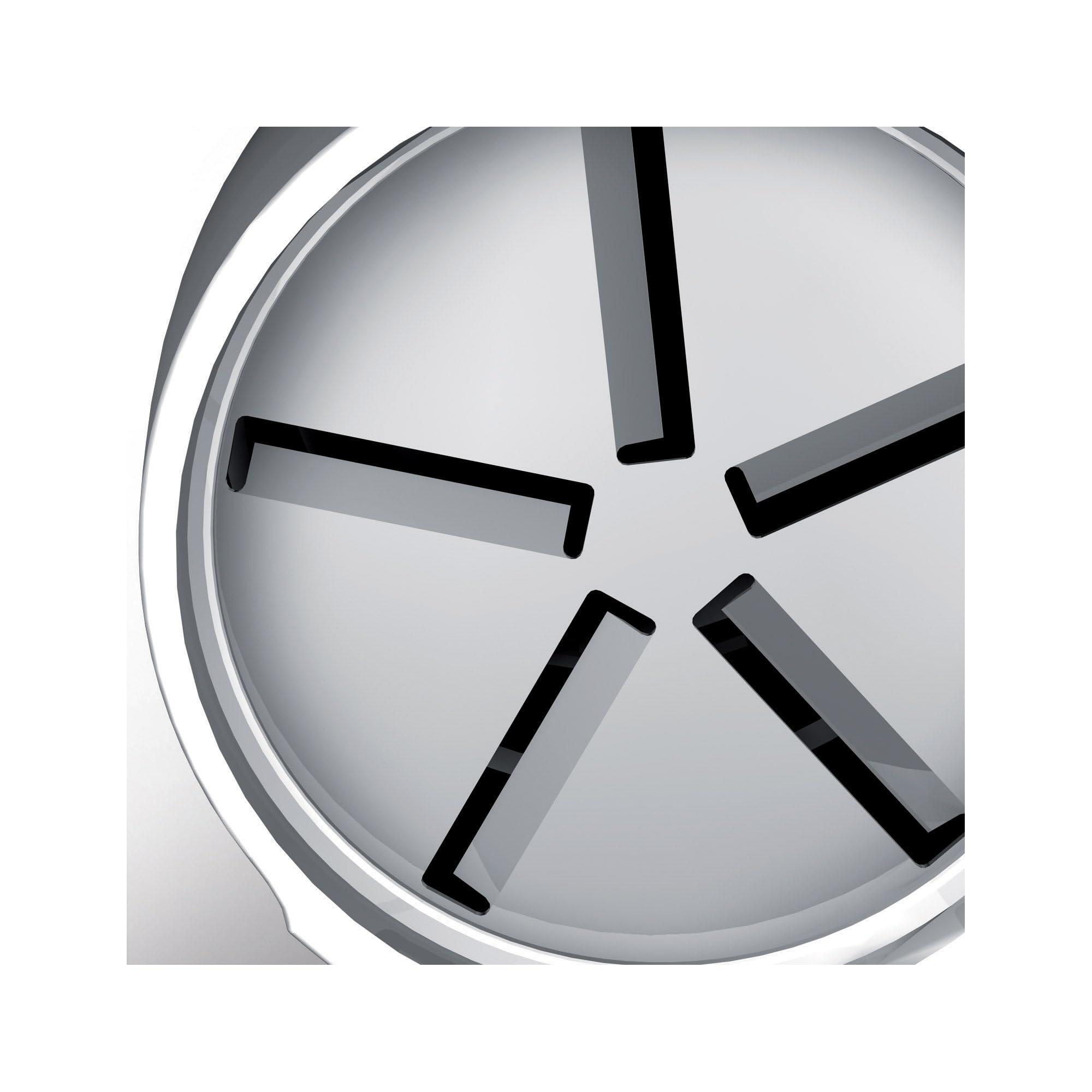 Leifheit Leifheit Gourmet Garlic Slicer, Sturdy Stainless Steel with ABS Plastic, German Craftsmanship, Twist-to-Cut, Dishwasher Safe, White and Red