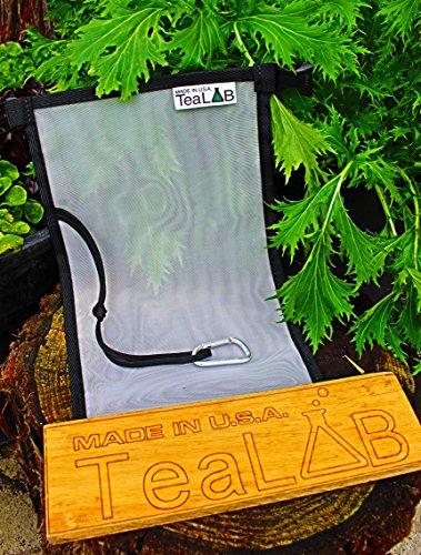 TeaLAB Compost Tea Brew Bag : 400 Micron Nylon Mesh, Made To Last in the USA (5 Gallon Bucket Sized (9\"x14\"))